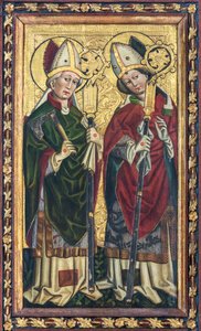 Saint Wolfgang (with the axe) and Another Bishop by Unbekannt Unbekannt